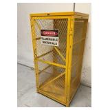 Flammable Materials Cage 30x31x65 inches tall