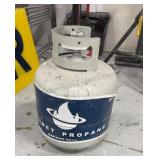 Partial Full Propane Tank