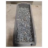 Bin of 1/4 Steel Nuts