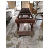 Large 10f tRolling Wooden Cart
