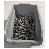 Bin of 3/8x16 Steel Eye Bolts