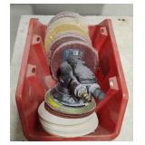 Husky Pneumatic Sander and Sanding Discs