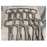 10 Pair Vise Grips