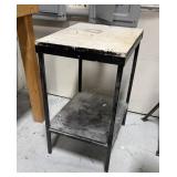 Metal Work Table 19x24x33 inches tall