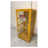 Flammable Materials Cage 30x31x65 inches tall