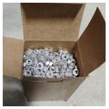 Box of Aluminum 1/4 Hex Nuts