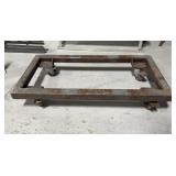 Heavy Steel Shop Built Cart 19x36