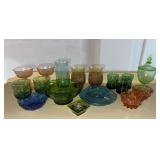Collection of Colored Glass