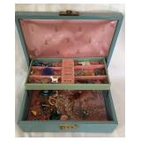 Jewelry Box & Misc Contents