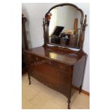 Antique Rockford Cabinet Co Dresser W/ Tilting