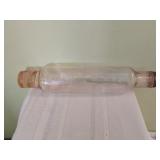 Pink Glass Bakers Choice Rolling Pin