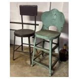 Vintage Metal Stools