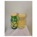 Vintage Glass Juice Bottles