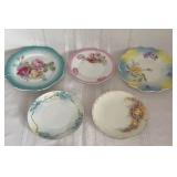 Hand Painted Porcelain Plates