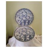 Pair of Ming Metal Trays