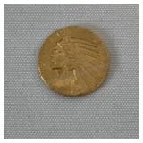 1910 US $5 Gold Half Eagle (CASH ONLY Payment)