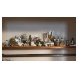 Shelf lot of Trinkets & Figurines