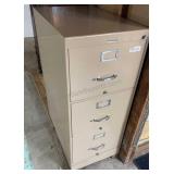 3 Drawer Metal File Cabinet 18x28.5x41.5 inches