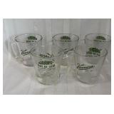 Set of 5 Vernors Ginger Ale Glass Mugs