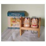 Vintage Combination Salt and Pepper Shaker Set