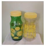 Vintage Glass Juice Bottles