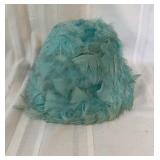 Vintage Jerri Originals Straw & Feather Hat