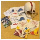 Football Autographs, Helmet & Rosebowl Programs