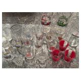 Shot Glasses & Beer Glasses
