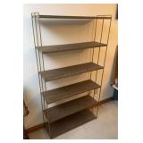 MCM Metal Shelf 9.5x31x58 inches tall