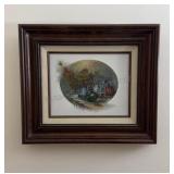 Framed Painting on Canvas Signed