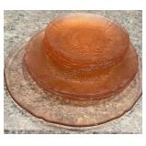 Embossed Rose Pattern Plates