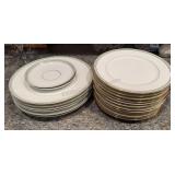 Martin China Plates Greek Key Pattern