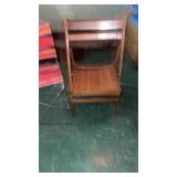 Set of folding chairs