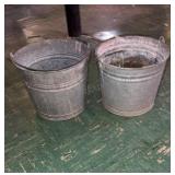 1 Gallon Galvanized buckets