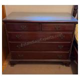 Solid Wood Mahogany Dresser 21x44x35 inches tall