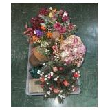 Tote of Faux Flowers