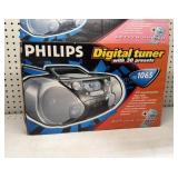 Philips Boom Box  Appears New Open Box