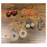 Group of fashion earrings