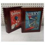 Bookcase Games Yahtzee & Sorry