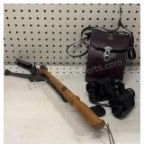 Binoculars & Clay Target Thrower