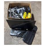 Cords, Cables, Keyboards & Monitor