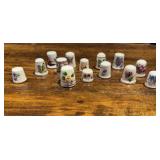 Flower/Nature Thimble Collection