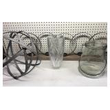 12 inch Crystal Vase & Home Accents