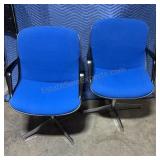 Pair of Steelcase Pollock Style Swivel Chairs