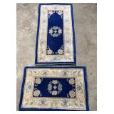 Matching Set of Wool Rugs 24.5x36 & 24.5x48.5