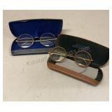 Two Pair of Vintage Eye Glasses
