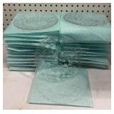 50 Grape Snack Plates 7.25 inches