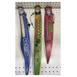 Palm Frond Art Sculpture Wall Pockets