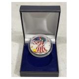 2001 Silver Colorized American Eagle