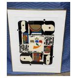 M. Rosenstein Framed & Numbered Lithograph 24x30